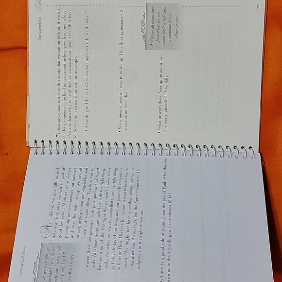 Women of Faith Receiving God's Love Study Guide New Spiral Bound - Picture 5 of 5